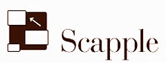 The logotype for the Scapple software